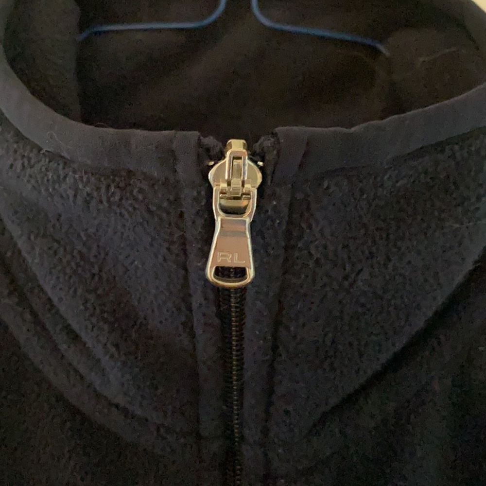 NWT Polo Golf Ralph Lauren navy blue fleece vest - Picture 4 of 13